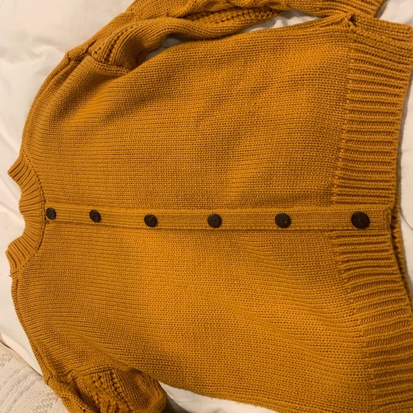 Cozy Mustard Sweater - Picture 6 of 6